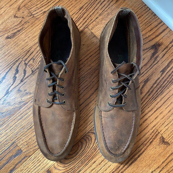 SEBAGO Mens brown leather boots - 14 - Picture 2 of 7
